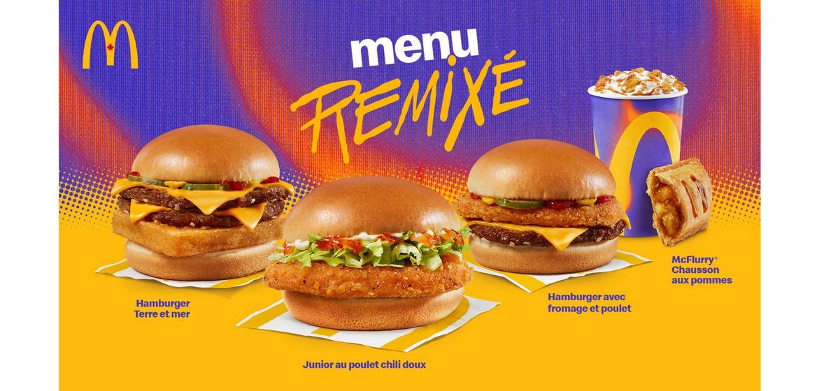 La chanson du Menu remixé de McDonald’s et le Menu remixé offert pour